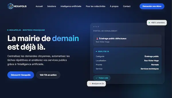 Aperçu du site Hexapolis
